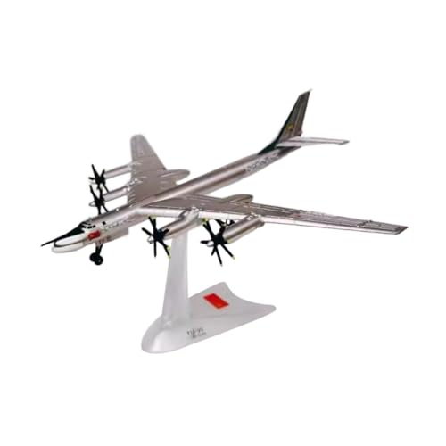 Dickly 1:200 TU-95 Langstreckenbomber Flugzeugmodell Druckgusslegierung Mehrzweckspanne 25cm Flugzeugminiatur, die von Dickly