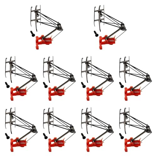 Dickly 10x 1/87 Armstromabnehmer Bogen Elektrische Traktionsantenne Teil Zugarmbogen für Modelleisenbahn von Dickly