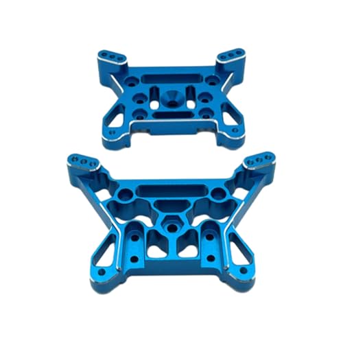 Dickly 2 stück Vorne und Hinten Metall Shock RC Shock Mount Ersatzteile für 1/10 10208 Zubehör RC Hobby Auto Crawler, BLAU von Dickly