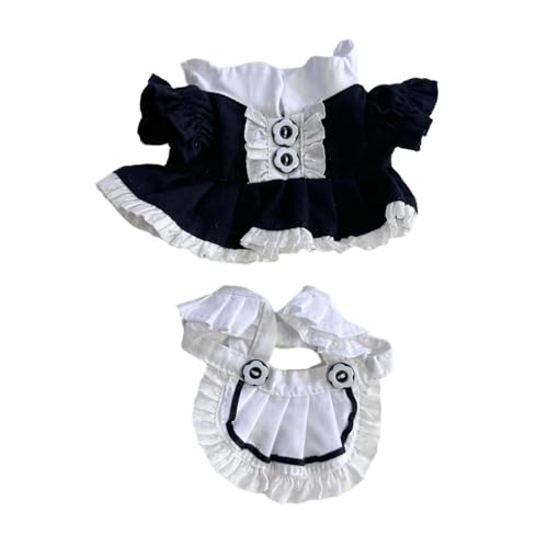 Dickly 20cm Puppenkleid Puppenkleidung für kleine Mädchen Geschenk Niedliche Foto-Requisiten Weiches Puppenzubehör Kleidung Outfit Anziehen von Dickly