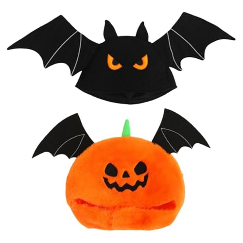 Dickly 2Pcs Halloween Kopf Abdeckungen Hut Erwachsene Kopfbedeckungen für Karneval Ball Festival Winter Dickly 2Pcs Halloween Kopf Abdeckungen Hut Erwachsene Kopfbedeckungen für Karneval Ball Festival Winter von Dickly