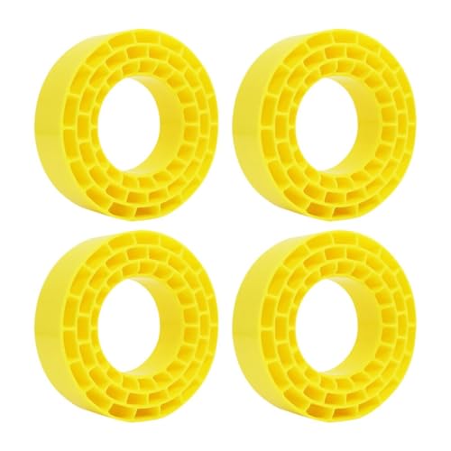 Dickly 4X Reifen Einsätze für 1/10 RC Crawler LKW 1:10 RC Auto Teil Ersatz Rad Reifen Einsätze für Reparatur Outdoor Straße, Gelb Dickly 4X Reifen Einsätze für 1/10 RC Crawler LKW 1:10 RC Auto Teil Ersatz Rad Reifen Einsätze für Reparatur Outdoor Straße, Gelb von Dickly