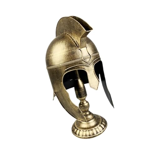 Dickly Antiker Kämpferhelm, Historisches Accessoire für Maskeraden Und Feierlichkeiten, Golden von Dickly