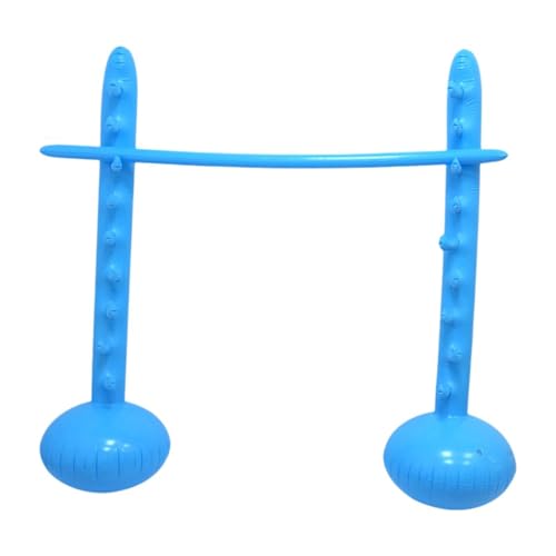 Dickly Aufblasbare Hochsprungstange, Game Prop Decor PVC leicht zu versammeln für Kinder Erwachsene aufblasbare Pole für Picknickparty, Blau von Dickly