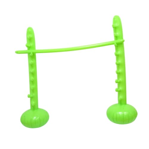 Dickly Aufblasbare Hochsprungstange, Game Prop Decor PVC leicht zu versammeln für Kinder Erwachsene aufblasbare Pole für Picknickparty, GrÜn von Dickly