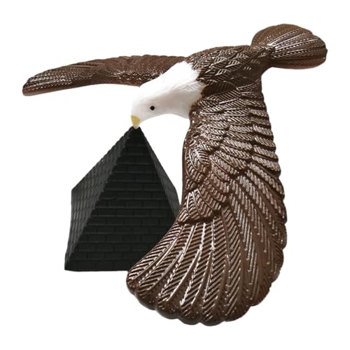 Dickly Balancierender Vogel, Balance-, Weihnachtsstrumpffüller, Flügeladler-Spielzeug mit Pyramidenständer, Kaffee von Dickly