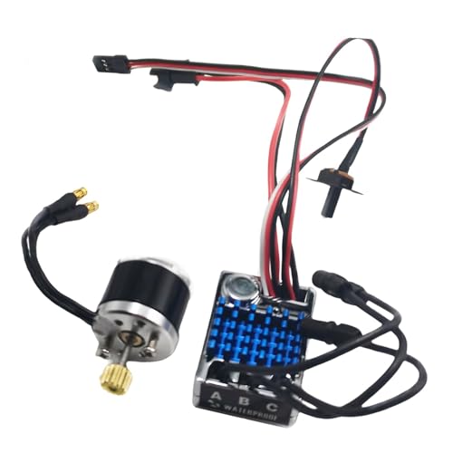 Dickly Bürstenloser ESC mit Motorsatz, Ersatzteile für bürstenlose Motoren, Hochleistungs-Praktischer Ersatz für RC-Auto MN78 im Maßstab 1/12, Style B Dickly Bürstenloser ESC mit Motorsatz, Ersatzteile für bürstenlose Motoren, Hochleistungs-Praktischer Ersatz für RC-Auto MN78 im Maßstab 1/12, Style B von Dickly