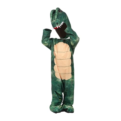 Dickly Dinosaurier-Kostüm für Kinder für Jungen. Bequemer Dinosaurier-Overall zum Anziehen, XL von Dickly