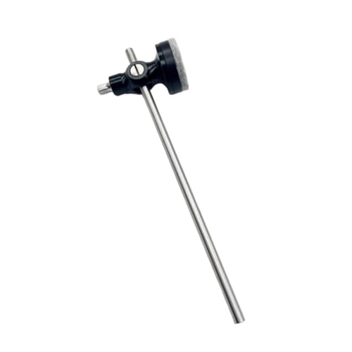 Dickly Einzelpedal Hammer Drum Pedal Beater Trommel und Hammer Stick für Musikzubehör, Schwarz von Dickly