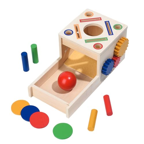 Dickly Formsortierung Würfel Form Sorter Sensory Fine Motor Skills Frühschulspielzeug Matching Game für Mädchen Jungen von Dickly