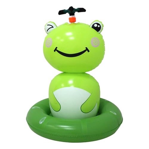 Dickly Frosch-Badesprinklerspielzeug für den Sommer, aufblasbares PVC-Wassersprüh-Froschspielzeug, Wassersprühbad für Outdoor-Aktivitäten Dickly Frosch-Badesprinklerspielzeug für den Sommer, aufblasbares PVC-Wassersprüh-Froschspielzeug, Wassersprühbad für Outdoor-Aktivitäten von Dickly