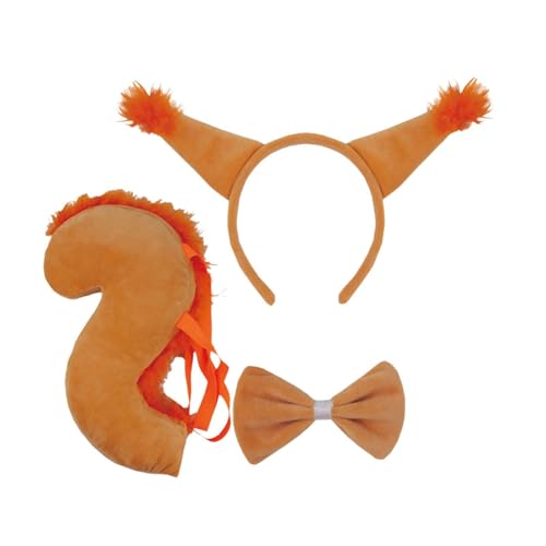 Dickly Halloween Kostüm Handwerk Stirnband für Frauen Party Requisiten Geburtstag Halloween, Orange Ohne Handschuh von Dickly