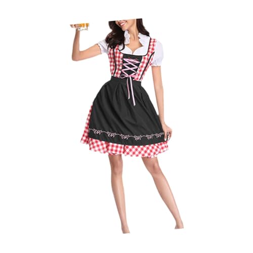 Dickly Halloweenkleid Kurzes Kleid Trendy Sommerkleid Traditionell für, Schwarz, L von Dickly