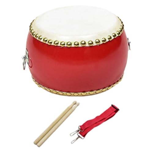 Dickly Holztrommel -Set -Percussion -Drum, sensorisches Musikinstrument, Unterrichten von Bildungstrommel -Set, Handtrommel für Kinder Kinder von Dickly