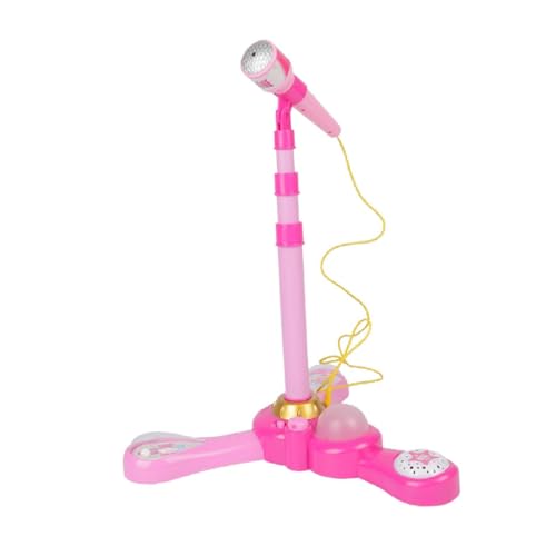 Dickly Kids Microfon Stand Kids Karaoke Machine in Lautsprecher mit Musik und Licht eingebaut von Dickly