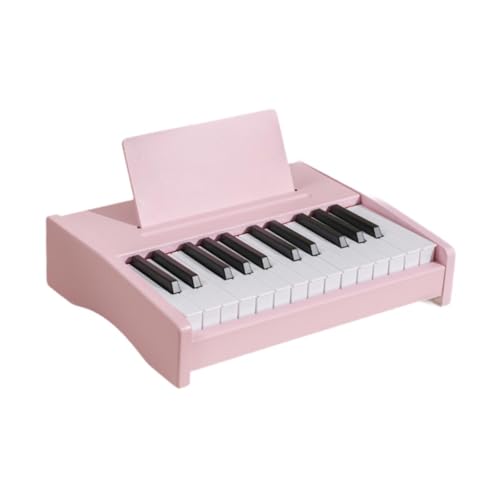 Dickly Kids Piano Keyboard, elektronisches Spielzeug, Klavier 25 Tasten Musiktümen, Instrument für Jungen Mädchen , Rosa von Dickly