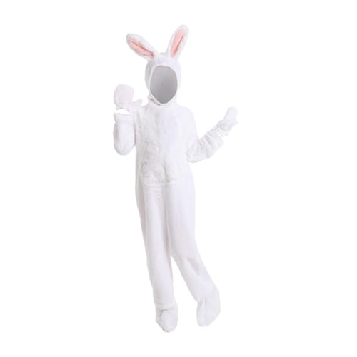 Dickly Kinder Bunny Kostüm Kostüm Dress Up Halloween Bodysuit für Festivalgeburtstagsfeier, 120 cm Höhe von Dickly