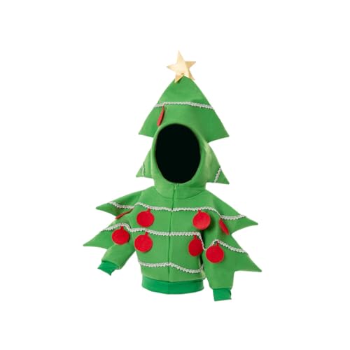 Dickly Kinder Weihnachtsbaum Kostüm, Cosplay Kostüm Langarm Jungen Mädchen Kleidung Outfit Weihnachtsjacke für Party Maskerade, xL von Dickly