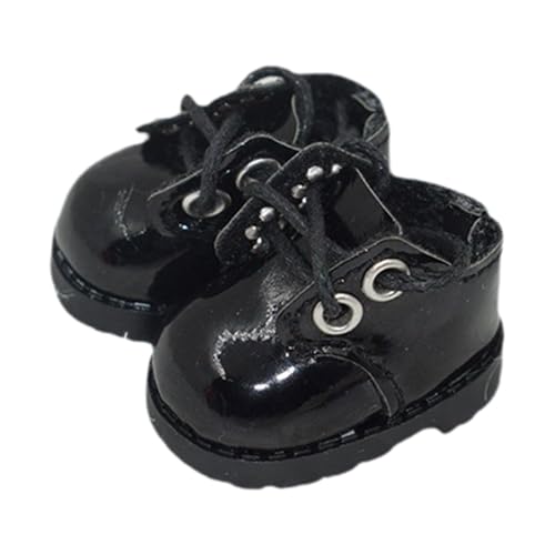 Dickly Klassische Puppenschuhe, Puppenschuhe mit Quadratischer Spitze für 15 cm Große Puppen, Kostüm, Mädchen, Geschenke, Mode, Party, Spielzeug, Puppenschuh, Schwarz Dickly Klassische Puppenschuhe, Puppenschuhe mit Quadratischer Spitze für 15 cm Große Puppen, Kostüm, Mädchen, Geschenke, Mode, Party, Spielzeug, Puppenschuh, Schwarz von Dickly