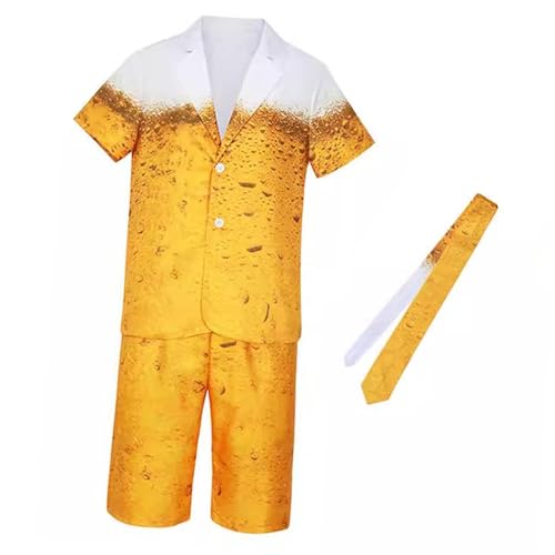 Dickly Kostüm Bekleidung Bier Kostüm für Party Weihnachten Halloween Outfit, XL von Dickly