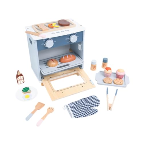 Dickly Küchenspielset, Zubehör, Küchenspielzeug Aus Holz für Mädchen Und Jungen Ab 3 Jahren, Geschenke von Dickly