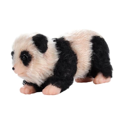 Dickly Miniatur-Panda-Spielzeug, süßes Tierpuppenspielzeug, Mini-Panda für Familienaktivitäten von Dickly