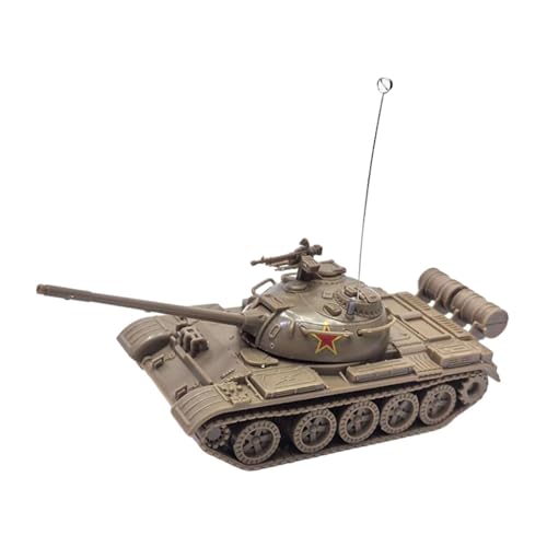 Dickly Panzermodell im Maßstab 1:72, gepanzertes Panzermodell, Schaukasten, 4D, zum Selberbauen, zusammengebauter Raupenwagen als Geschenk für Jungen, 59, GELB von Dickly