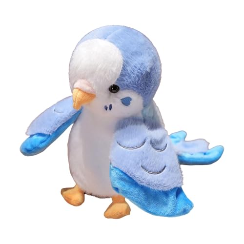 Dickly Papagei Handpuppe Plüsch Puppe Stofftier Plüsch Spielzeug für Rolle Spielen Lehre, Blau Dickly Papagei Handpuppe Plüsch Puppe Stofftier Plüsch Spielzeug für Rolle Spielen Lehre, Blau von Dickly