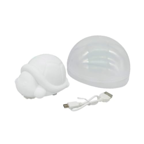 Dickly Pat and Go Autospielzeug, Leuchtendes Auto, Frühes Lernspielzeug mit Licht, Push and Go Auto, Blinkendes Schildkrötenauto Aus für Geschenke zu, Weiß Dickly Pat and Go Autospielzeug, Leuchtendes Auto, Frühes Lernspielzeug mit Licht, Push and Go Auto, Blinkendes Schildkrötenauto Aus für Geschenke zu, Weiß von Dickly