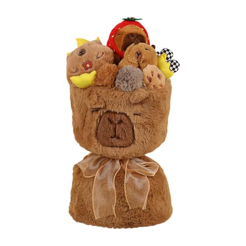 Dickly Plüschpuppenbouquet Stoffed Animal Doll Home Decor Blumenstrauß für Muttertag, Style B von Dickly