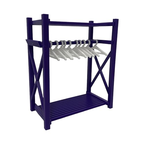 Dickly Puppenhaus Kleiderschrank Ornament Künstliche Haus Szene Dekoration Miniatur Kleiderschrank, Lila Dickly Puppenhaus Kleiderschrank Ornament Künstliche Haus Szene Dekoration Miniatur Kleiderschrank, Lila von Dickly