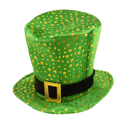 Dickly St. Patrick's Day Hut Lustiger Green Top Hut für Maskerade Celebration Festival, Style A von Dickly