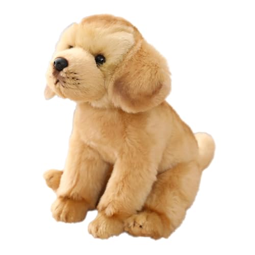 Dickly Stofftier Hund Puppe für Umarmungen, realistische Simulation für Hochzeiten, Labrador von Dickly