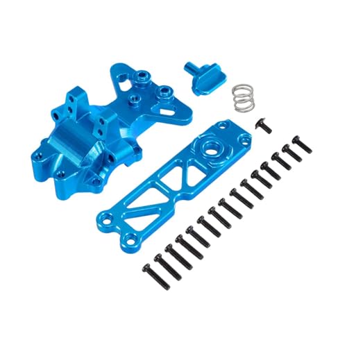 Dickly Vordere obere Getriebeabdeckung Multi -Use 1/16 RC -Auto Aluminium -Legierung RC -Fahrzeugversorgungen Ersetzen Sie Teile für 16207 H16PL M163 H6v3, Blau von Dickly