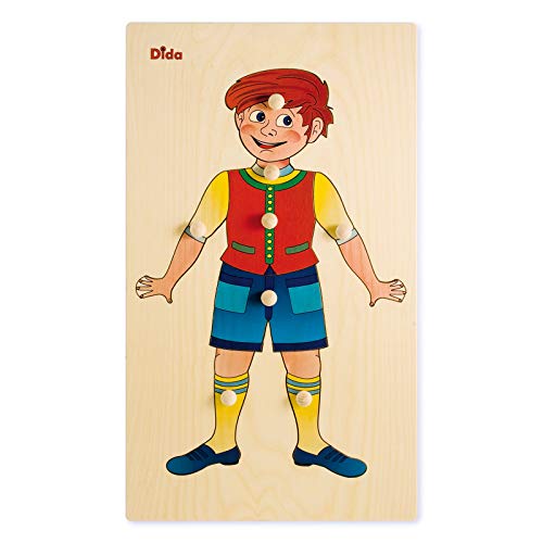 Dida - Steckpuzzle - Jungenkörper. Greifpuzzle Für Kleinkinder Mit Bequemen Holzknöpfen. Ideal Für Die Kinderkrippe, Die Vorschule Und Den Kindergarten Dida - Steckpuzzle - Jungenkörper. Greifpuzzle Für Kleinkinder Mit Bequemen Holzknöpfen. Ideal Für Die Kinderkrippe, Die Vorschule Und Den Kindergarten von Dida