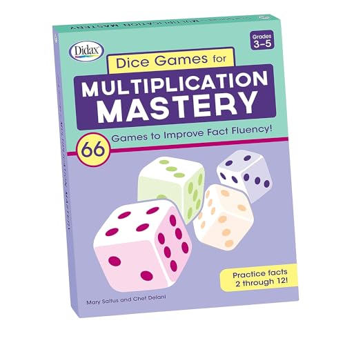 Didax Educational Resources Würfelspiele für Multiplikation Mastery Medium von Didax