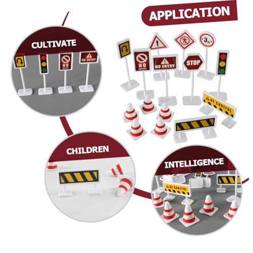 Didiseaon 10 Sätze Miniatur Verkehrsschilder aus Sicherem Material Realistische Verkehrsbarrieren für Interaktives Lernspielzeug zur Verkehrserziehung und Familienspaß Didiseaon 10 Sätze Miniatur Verkehrsschilder aus Sicherem Material Realistische Verkehrsbarrieren für Interaktives Lernspielzeug zur Verkehrserziehung und Familienspaß von Didiseaon