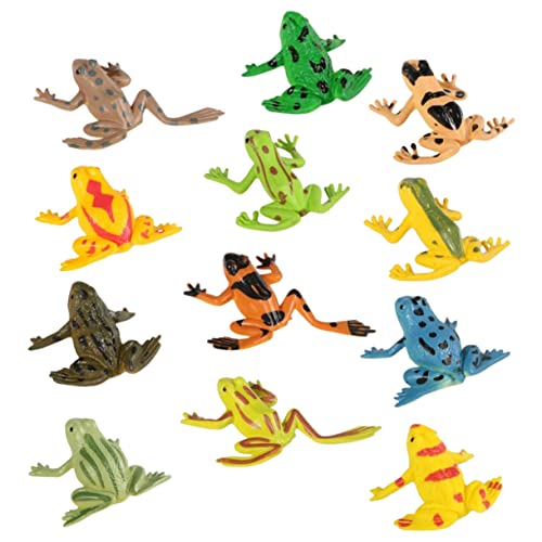 Didiseaon 12 Stück Teiliges Miniatur Frosch Figuren Realistisch Gestaltete Kunststoff Frösche Lebensechte Mini Frosch Dekorationen für Garten Spielzeughäuser Mitgebsel für Didiseaon 12 Stück Teiliges Miniatur Frosch Figuren Realistisch Gestaltete Kunststoff Frösche Lebensechte Mini Frosch Dekorationen für Garten Spielzeughäuser Mitgebsel für von Didiseaon