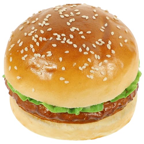 Didiseaon Künstliche PU realistische Burger Figur gefälschte Lebensmittel Brot Modell Fotografie Requisite für Küche Party Dekor von Didiseaon