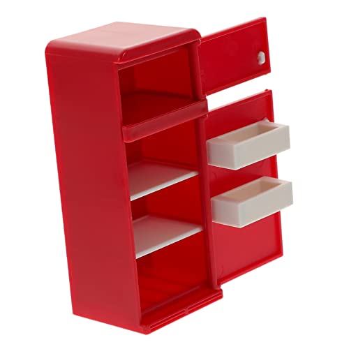 Didiseaon Miniatur Kühlschrank Puppenhaus Mini Kühlschrank Rote Miniatur Kühlbox für Basteln für Puppenhaus Dekoration Micro Szene Ornament Didiseaon Miniatur Kühlschrank Puppenhaus Mini Kühlschrank Rote Miniatur Kühlbox für Basteln für Puppenhaus Dekoration Micro Szene Ornament von Didiseaon