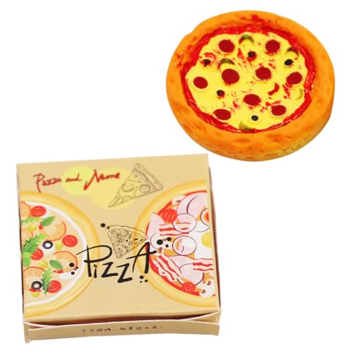 Didiseaon Miniatur Pizza Modell für Puppenhaus Realistische Take Away Box Lebensechte Dekoration Kindersicheres Resin und Papier Zubehör für Puppenhaus Deko und Sammler Didiseaon Miniatur Pizza Modell für Puppenhaus Realistische Take Away Box Lebensechte Dekoration Kindersicheres Resin und Papier Zubehör für Puppenhaus Deko und Sammler von Didiseaon