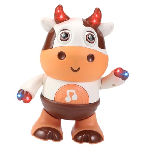 Didiseaon Musik Tanzspielzeug Elektrischer Tanzroboter Kuhform Interessantes Kompaktes Fördert Eltern Junge Mädchen Interaktion Ohne Batterien Didiseaon Musik Tanzspielzeug Elektrischer Tanzroboter Kuhform Interessantes Kompaktes Fördert Eltern Junge Mädchen Interaktion Ohne Batterien von Didiseaon