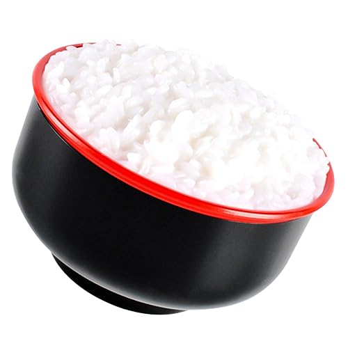 Didiseaon Realistisches Modell Gekochter Reis in Schwarzer Schüssel Dekoratives Lebensmittelmodell Fotografie Requisite Deko Prop Für Laden Markt und Ausstellung Didiseaon Realistisches Modell Gekochter Reis in Schwarzer Schüssel Dekoratives Lebensmittelmodell Fotografie Requisite Deko Prop Für Laden Markt und Ausstellung von Didiseaon