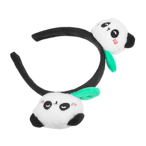 Didiseaon Stirnband Tierhaarband Party Ornament Panda Elemente Haarband Party Panda Haardekoration Künstlicher Panda Kopfschmuck Panda Modellier Haarband Party Kopfschmuck von Didiseaon