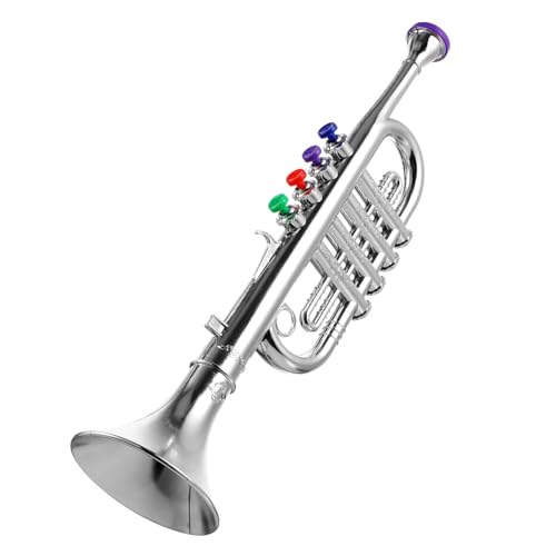 Didiseaon Trompete aus Hochwertigem Kunststoff Realistisch Gestaltetes Blasinstrument Klarer Pädagogisch zur Musikalischen Geeignet für Anfänger und Kreative Spielzeiten Didiseaon Trompete aus Hochwertigem Kunststoff Realistisch Gestaltetes Blasinstrument Klarer Pädagogisch zur Musikalischen Geeignet für Anfänger und Kreative Spielzeiten von Didiseaon