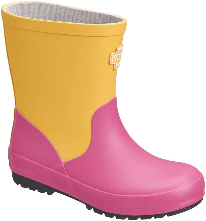 Didriksons Gummistiefel Milaj, Gelb/Rosa 26, Kindergummistiefel, Kinderstiefel, Gummistiefel kinder, Kids von Didriksons