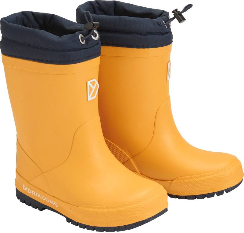 Didriksons Slush Gefütterte Gummistiefel, Oat Yellow, 22, Kindergummistiefel, Kinderstiefel, Gummistiefel kinder, Kids von Didriksons