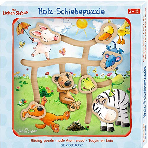 Die Spiegelburg 15101 Holz-Schiebepuzzle Ausflug ins Grüne Die Lieben Sieben von Die Spiegelburg