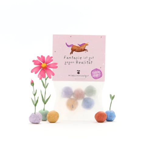 Nachhaltiges Mitbringsel: 5 bunte Blumenmurmeln | Farbenfrohe Seedbombs mit Wildblumensaatgut | Für Aufmunterung, Kindergeburtstage & als kreatives Mitbringsel | 100% ökologisch und 2 Jahre haltbar Nachhaltiges Mitbringsel: 5 bunte Blumenmurmeln | Farbenfrohe Seedbombs mit Wildblumensaatgut | Für Aufmunterung, Kindergeburtstage & als kreatives Mitbringsel | 100% ökologisch und 2 Jahre haltbar von Die Stadtgärtner