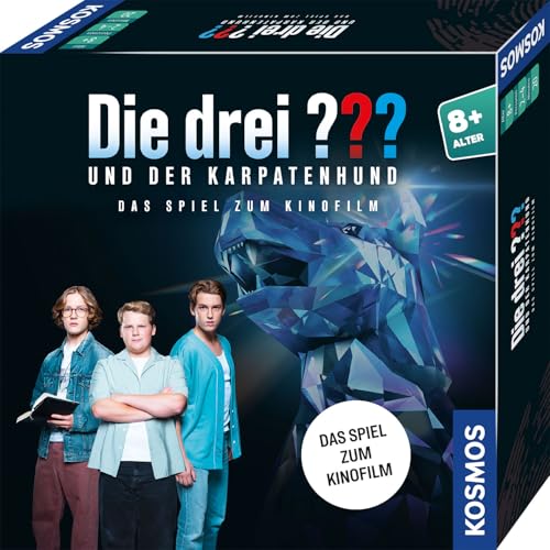 Die drei ??? und der Karpatenhund Das Spiel zum Film von KOSMOS 684778, für 2-4 Kinder ab 8 Jahre, spannendes Kinderspiel, Brettspiel, Geschenk von Die drei